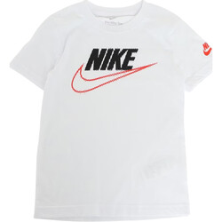 Kleidung Jungen T-Shirts Nike 86K613 Weiss