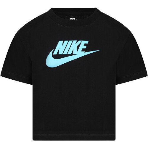 Kleidung Mädchen T-Shirts Nike 36J530 Schwarz