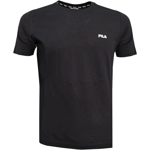 Kleidung Jungen T-Shirts Fila FAT0239 Schwarz