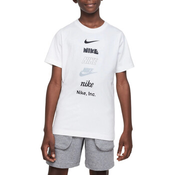 Kleidung Jungen T-Shirts Nike DX9510 Weiss