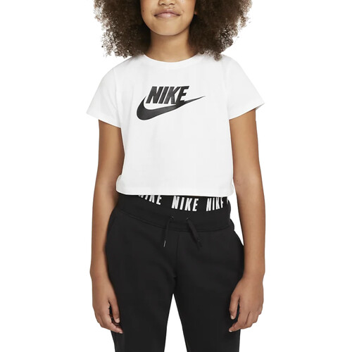 Kleidung Mädchen T-Shirts Nike DA6925 Weiss