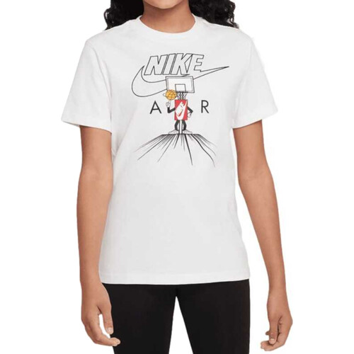 Kleidung Jungen T-Shirts Nike DX9527 Weiss
