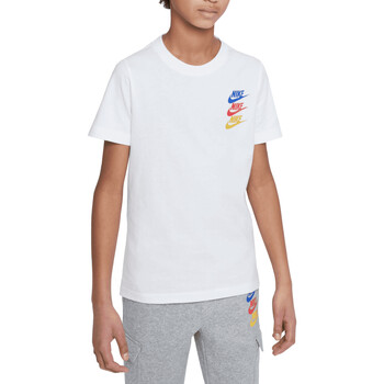 Kleidung Jungen T-Shirts Nike FJ5391 Weiss