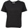 Kleidung Damen T-Shirts Café Noir JT0121 Schwarz