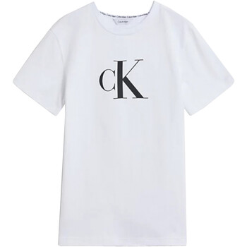 Kleidung Jungen T-Shirts Calvin Klein Jeans KZ0KZ00003 Weiss