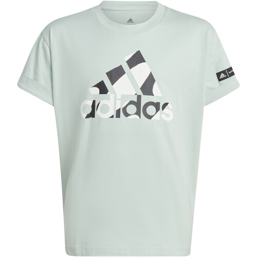 Kleidung Jungen T-Shirts adidas Originals IB9152 Grün