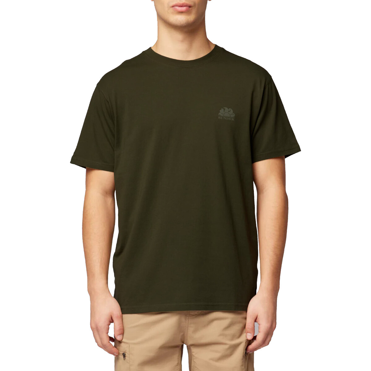 Kleidung Herren T-Shirts Sundek M129TEJ78OT Grün