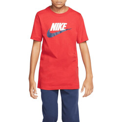 Kleidung Jungen T-Shirts Nike AR5252 Rot