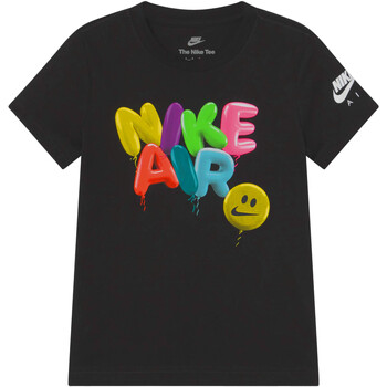 Kleidung Jungen T-Shirts Nike 86K947 Schwarz