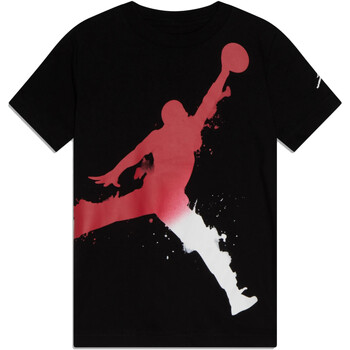 Kleidung Jungen T-Shirts Nike 95C419 Schwarz
