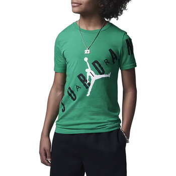 Kleidung Jungen T-Shirts Nike 95A512 Grün