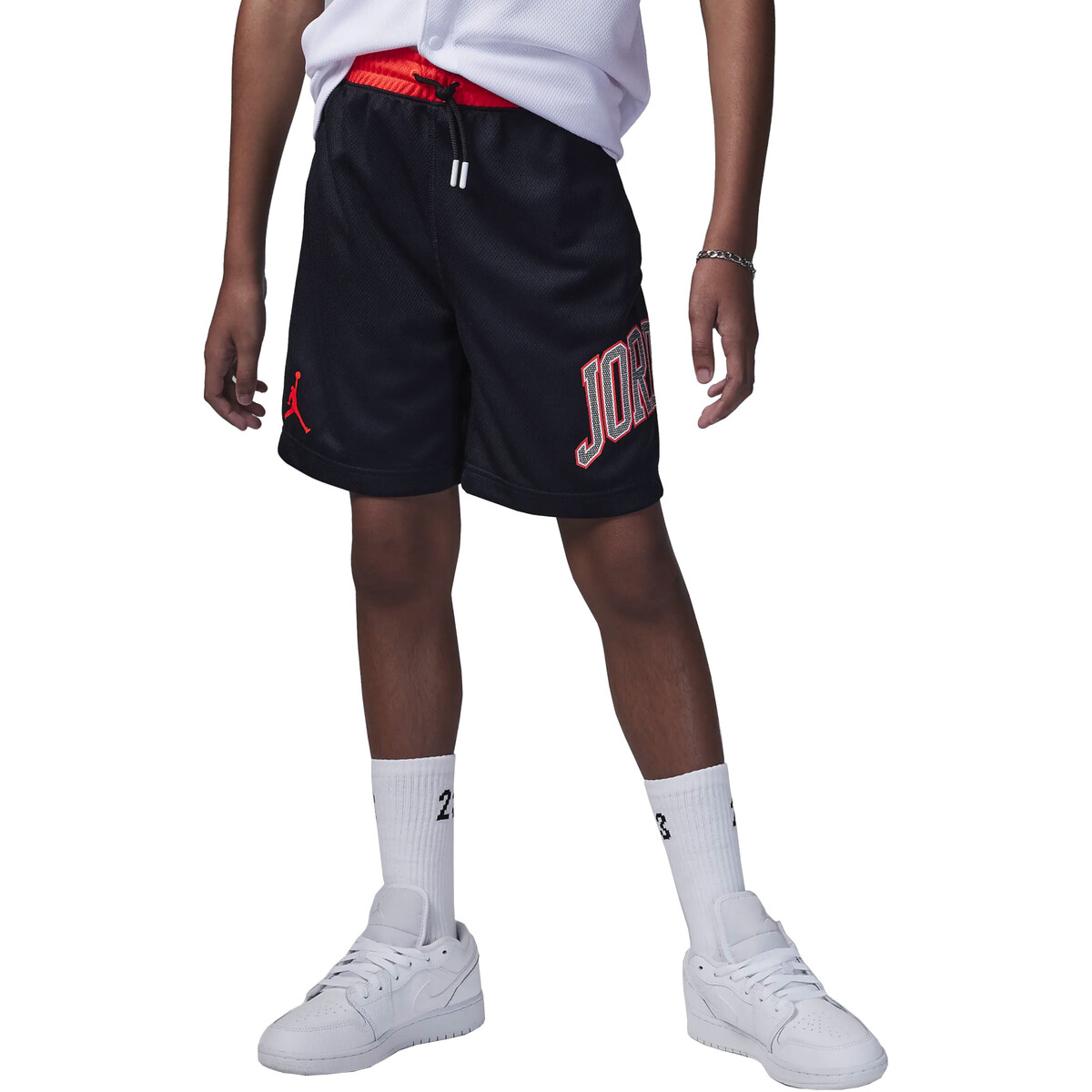 Kleidung Jungen Shorts / Bermudas Nike 95C432 Schwarz