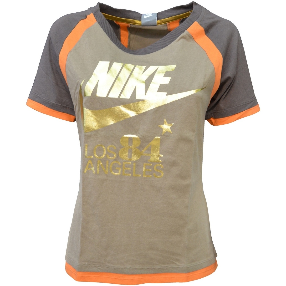 Kleidung Damen T-Shirts Nike 213228 Braun