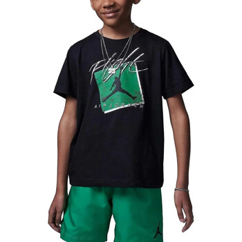 Kleidung Jungen T-Shirts Nike 95C346 Schwarz