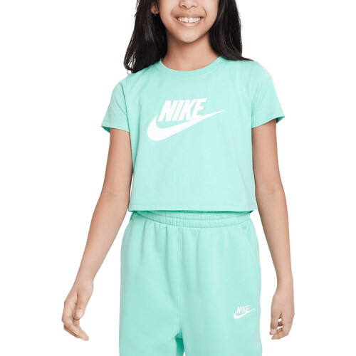 Kleidung Mädchen T-Shirts Nike DA6925 Grün