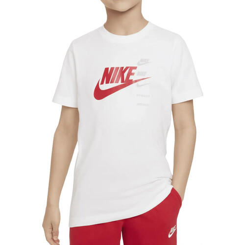 Kleidung Jungen T-Shirts Nike FN7713 Weiss