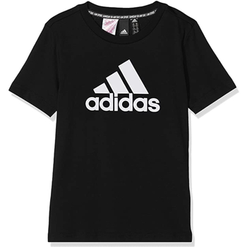 Kleidung Jungen T-Shirts adidas Originals DV0816 Schwarz
