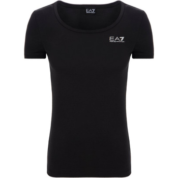 Kleidung Damen T-Shirts Emporio Armani EA7 3GTT01-TJ28Z Schwarz
