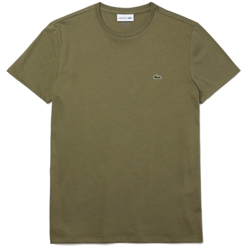 Kleidung Herren T-Shirts Lacoste TH6709 Grün
