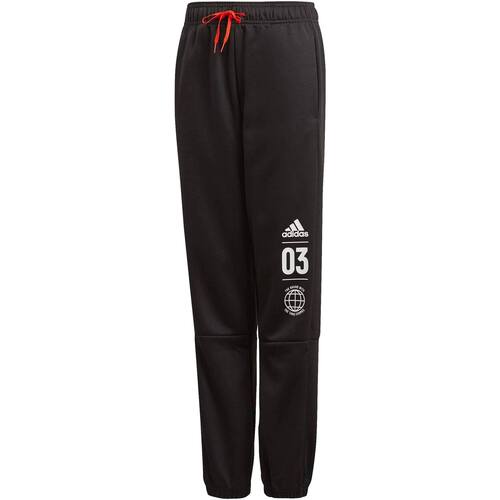 Kleidung Jungen Jogginghosen adidas Originals DV1696 Schwarz