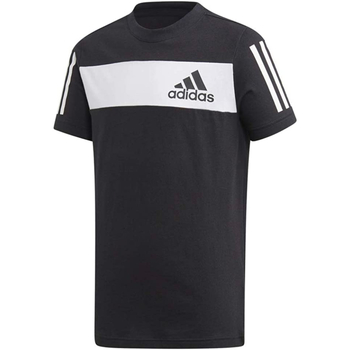 Kleidung Jungen T-Shirts adidas Originals ED6505 Schwarz