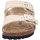 Schuhe Damen Pantoletten / Clogs Birkenstock Pantoletten Arizona Nubuck Leather 1026711 Beige