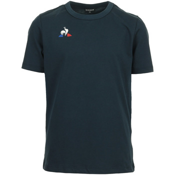 Kleidung Jungen T-Shirts Le Coq Sportif Tee Ss Presentation Blau