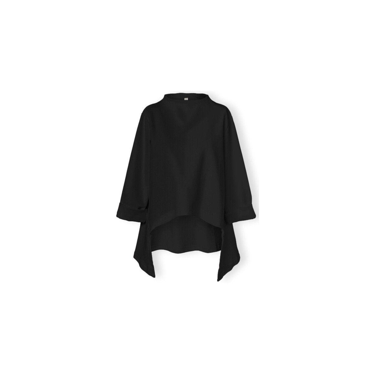 Kleidung Damen Tops / Blusen Wendy Trendy Top 230058 - Black Schwarz