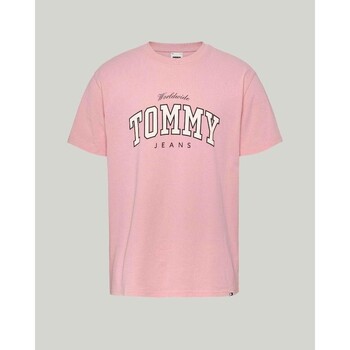 Kleidung Herren T-Shirts Tommy Hilfiger DM0DM18287THA Rosa