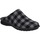 Schuhe Herren Hausschuhe Westland Toulouse 63, schwarz-grau Schwarz