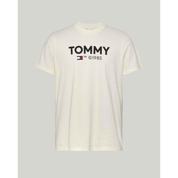 Kleidung Herren T-Shirts Tommy Hilfiger DM0DM18264YBH Weiss