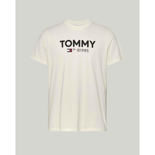 Kleidung Herren T-Shirts Tommy Hilfiger DM0DM18264 Weiss