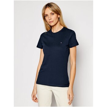 Kleidung Damen T-Shirts & Poloshirts Tommy Hilfiger WW0WW22043 Blau