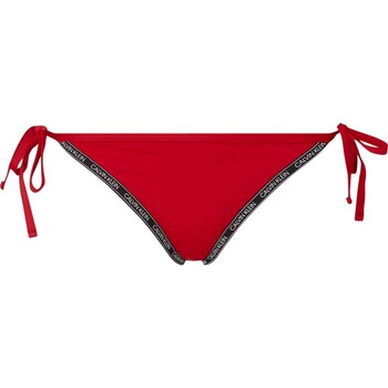 Kleidung Damen Bikini Calvin Klein Jeans String Side Tie Rot