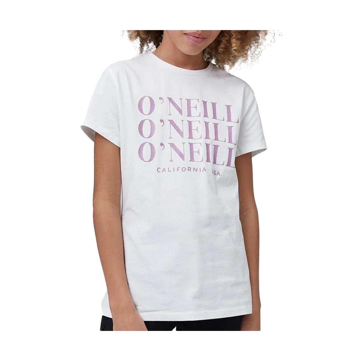 Kleidung Mädchen T-Shirts & Poloshirts O'neill 1A7398-1030 Weiss