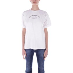 Kleidung Damen T-Shirts Elisabetta Franchi MA02341E2 Weiss