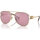 Uhren & Schmuck Damen Sonnenbrillen Miu Miu Sonnenbrille Miu Miu MU52ZS ZVN50D Gold