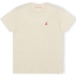 Kleidung Herren T-Shirts & Poloshirts Revolution T-Shirt Regular 1343 SUR - Off-White/Melange Weiss