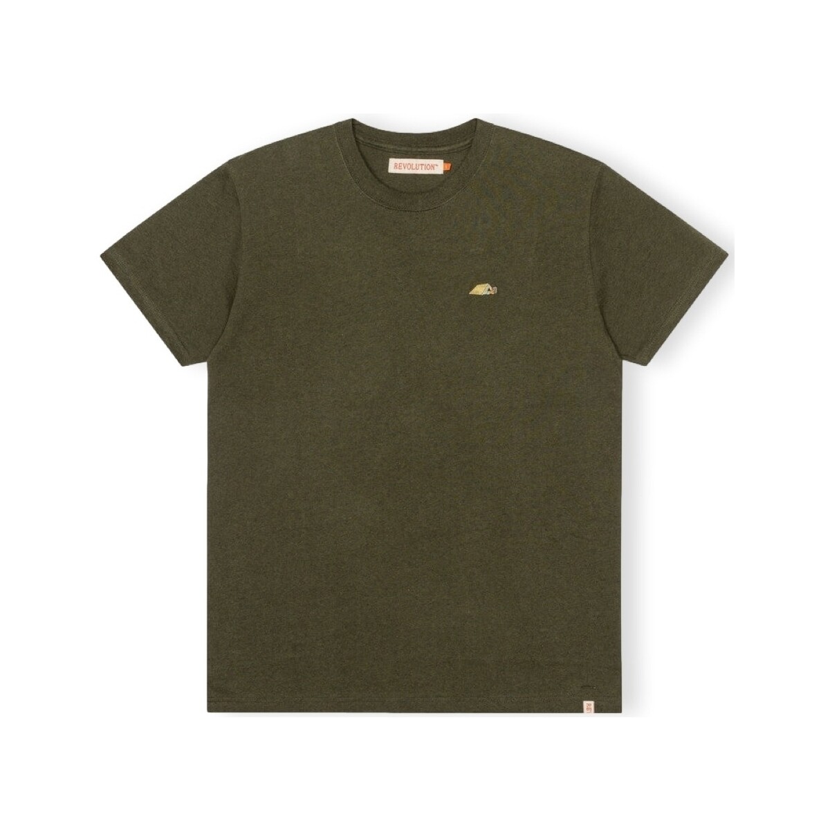 Kleidung Herren T-Shirts & Poloshirts Revolution T-Shirt Regular 1342 TEN - Army/Melange Grün