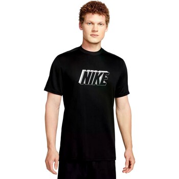 Kleidung Herren T-Shirts Nike CAMISETA HOMBRE  ACADEMY FB6485 Schwarz