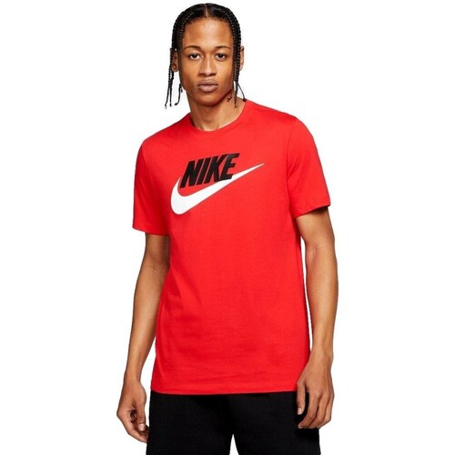 Kleidung Herren T-Shirts Nike CAMISETA HOMBRE  SPORTSWEAR AR5004 Rot