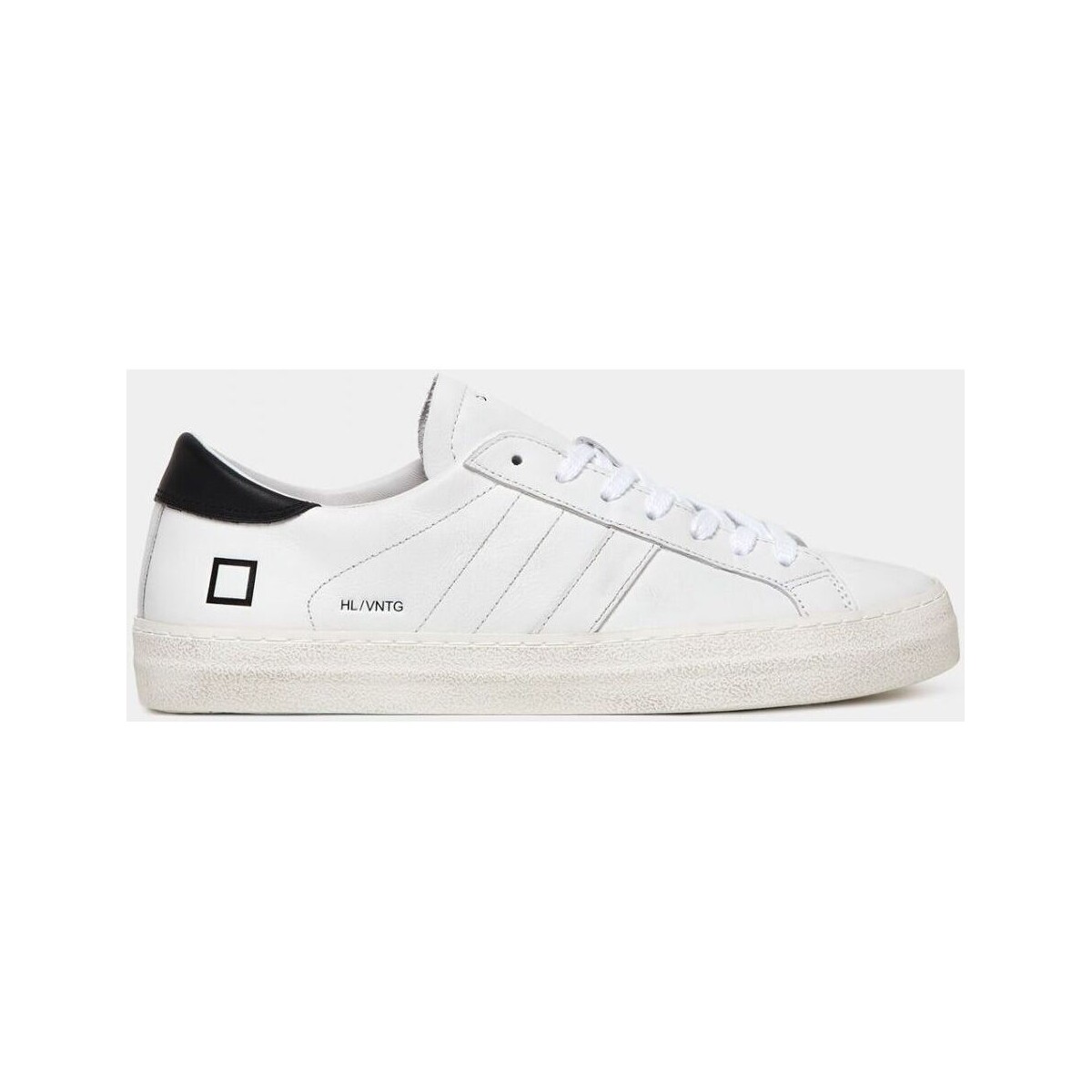 Schuhe Herren Sneaker Date M997-HL-VC-WB - HILL  VINTAGE-WHITE BLACK Weiss