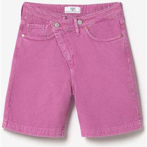 Kleidung Mädchen Shorts / Bermudas Le Temps des Cerises Bermuda-short shorts aus denim CASA Violett