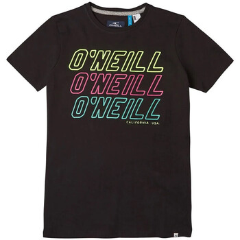 Kleidung Jungen T-Shirts O'neill 1A2497-9010 Schwarz
