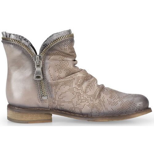 Schuhe Damen Boots Felmini Stiefelette Grau