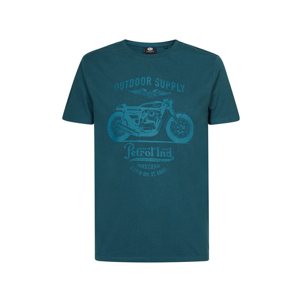 Kleidung Herren T-Shirts & Poloshirts Petrol Industries M-3030-TSR262 Blau