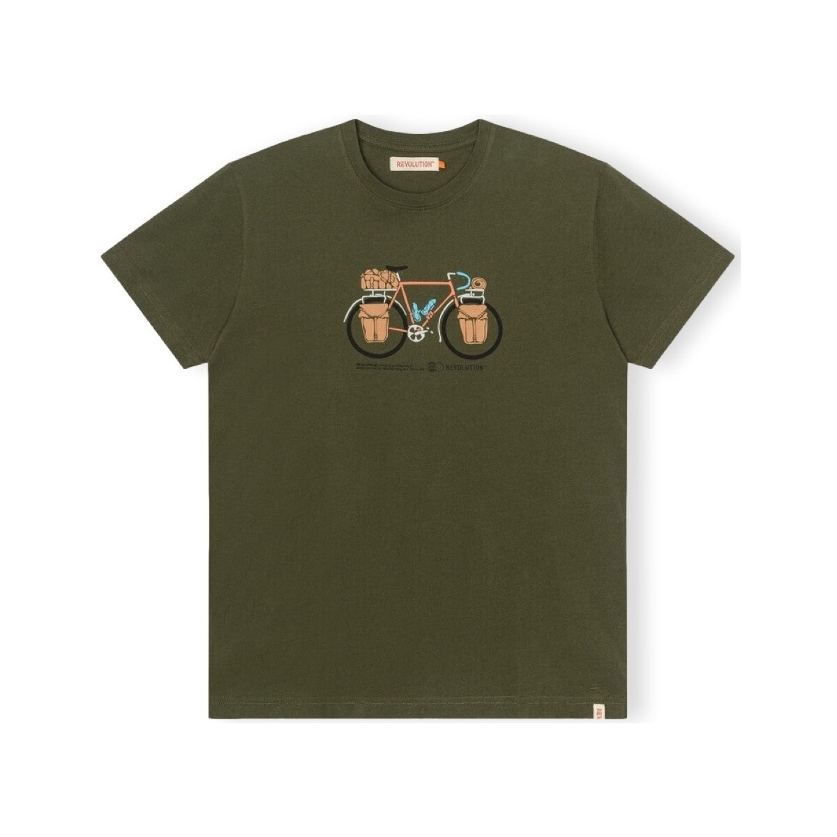 Kleidung Herren T-Shirts & Poloshirts Revolution T-Shirt Regular 1344 PAC - Army Grün