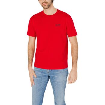 Kleidung Herren Langärmelige Polohemden Emporio Armani EA7 8NPT18 PJ02Z Rot