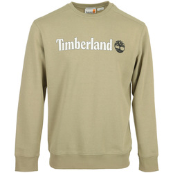 Kleidung Herren Pullover Timberland Linear Logo Crew Neck Beige