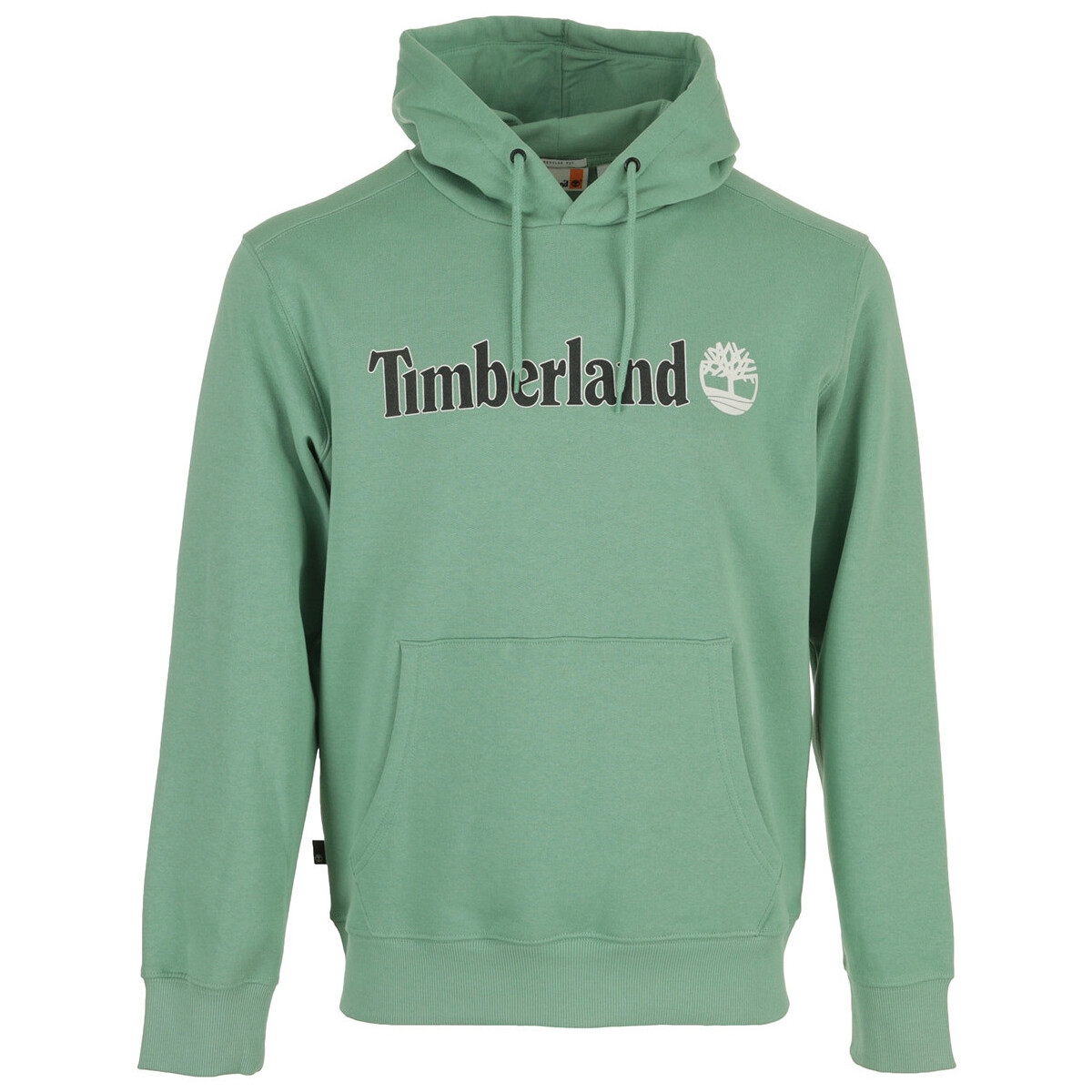 Kleidung Herren Sweatshirts Timberland Linear Logo Hoodie Grün
